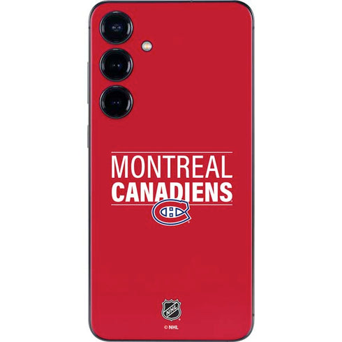 NHL Montreal Canadiens Lineup Galaxy S25 Skin